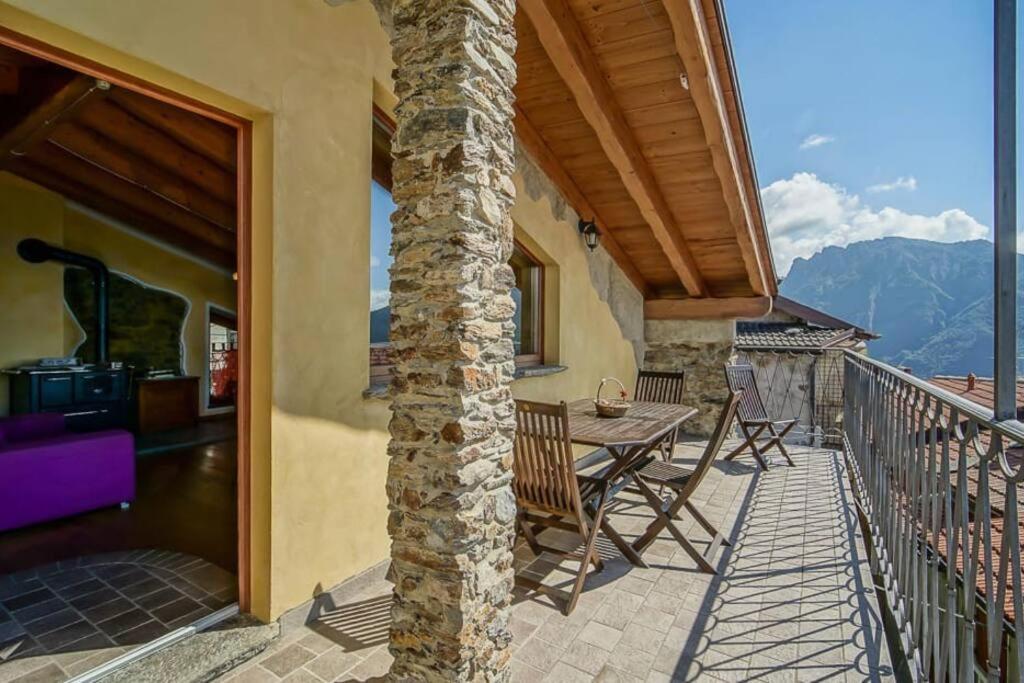 Chalet La Terrazza Vista Lago Bellano Exterior photo